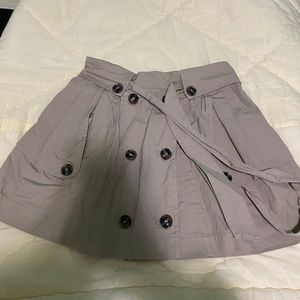 Tan Belted Skirt